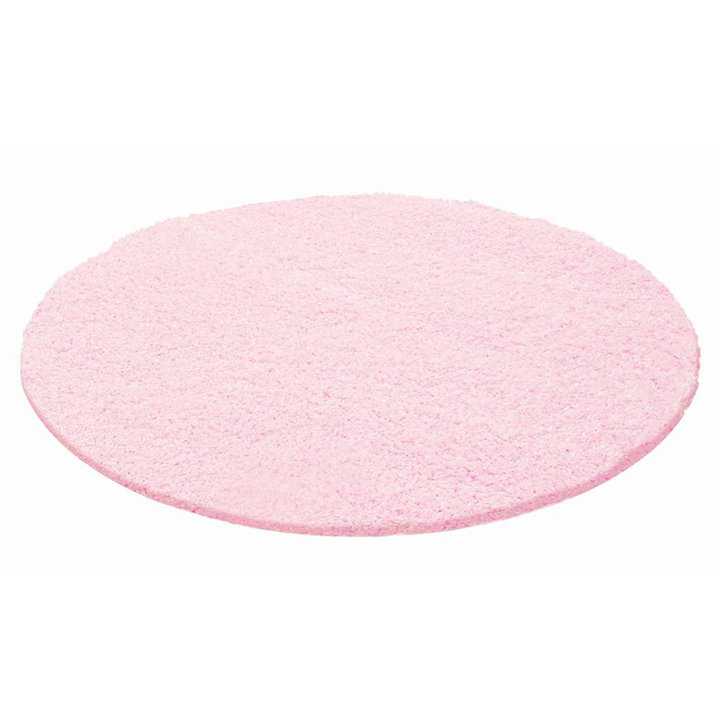 Rond Hoogpolig vloerkleed - Life Roze