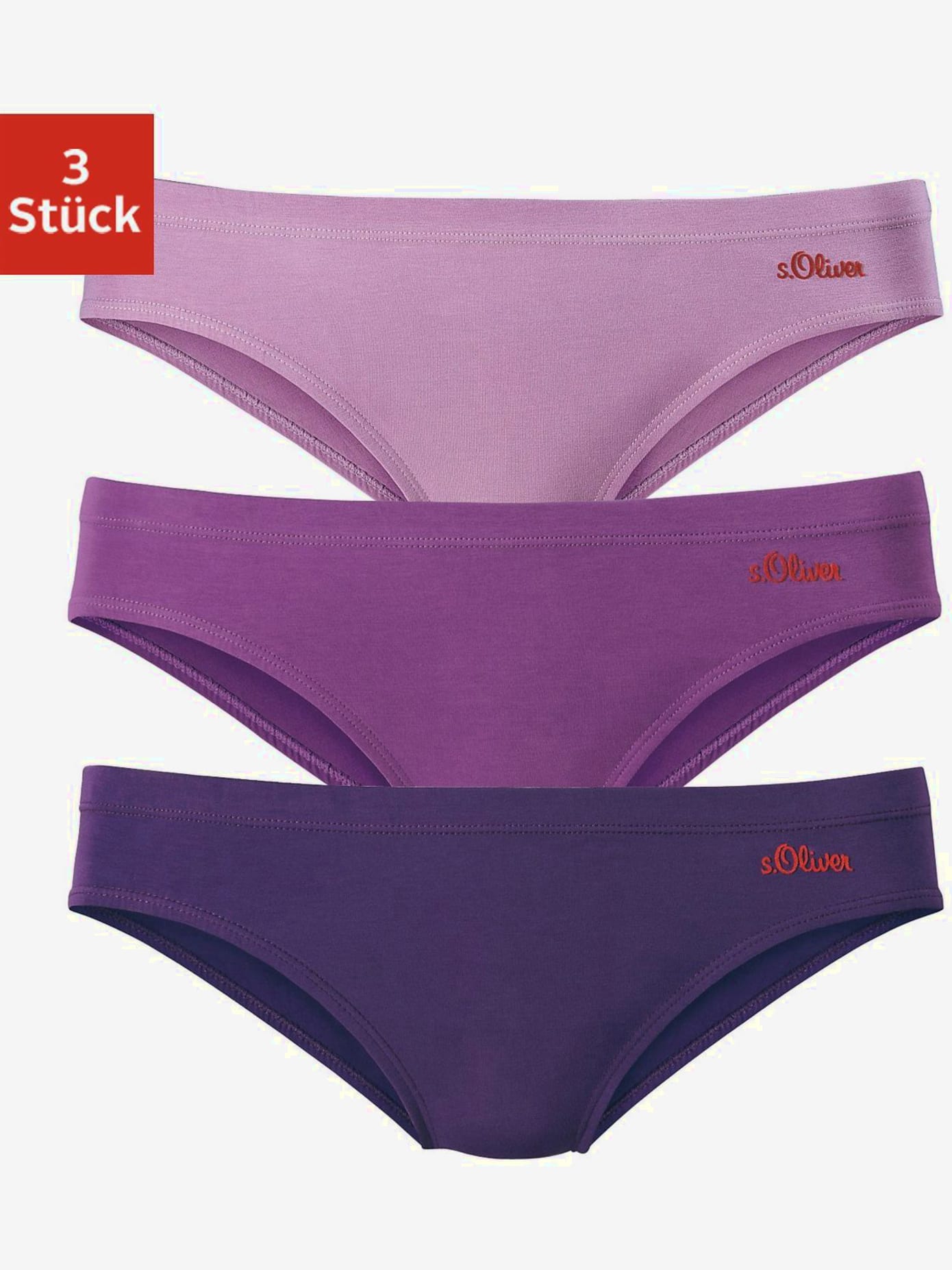 Lot de 3 bas de maillot de bain s.oliver