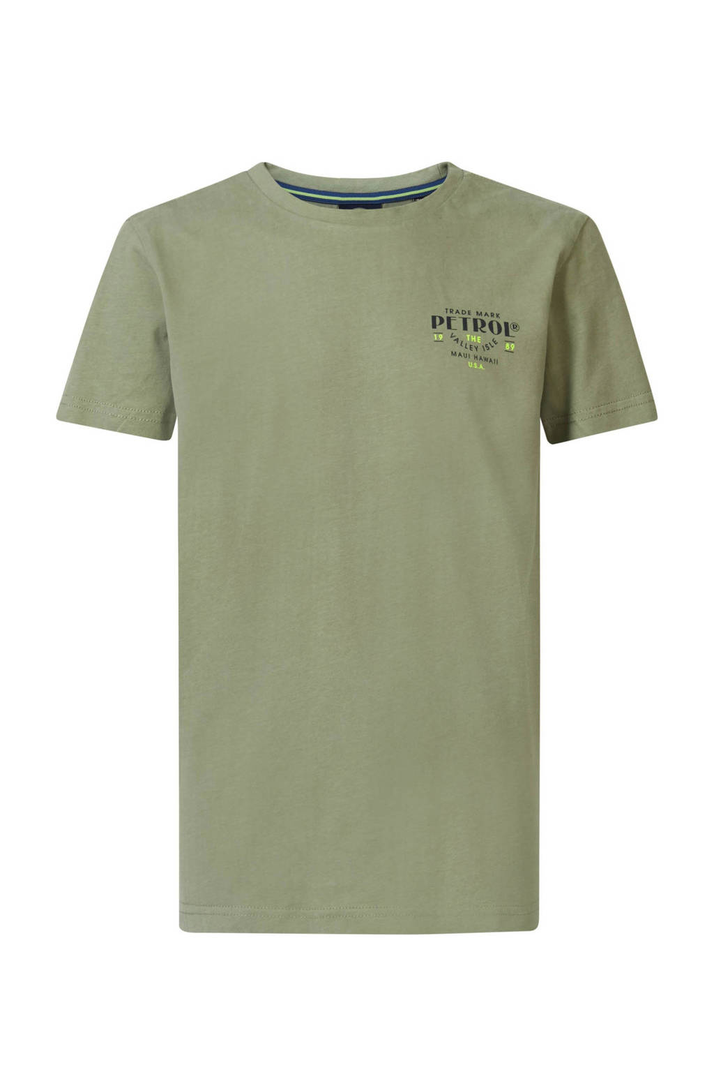 Petrol Industries T-shirt kaki