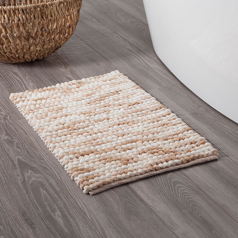 BADEMATTE SEALSKIN VINTAGE 50X80CM BEIGE