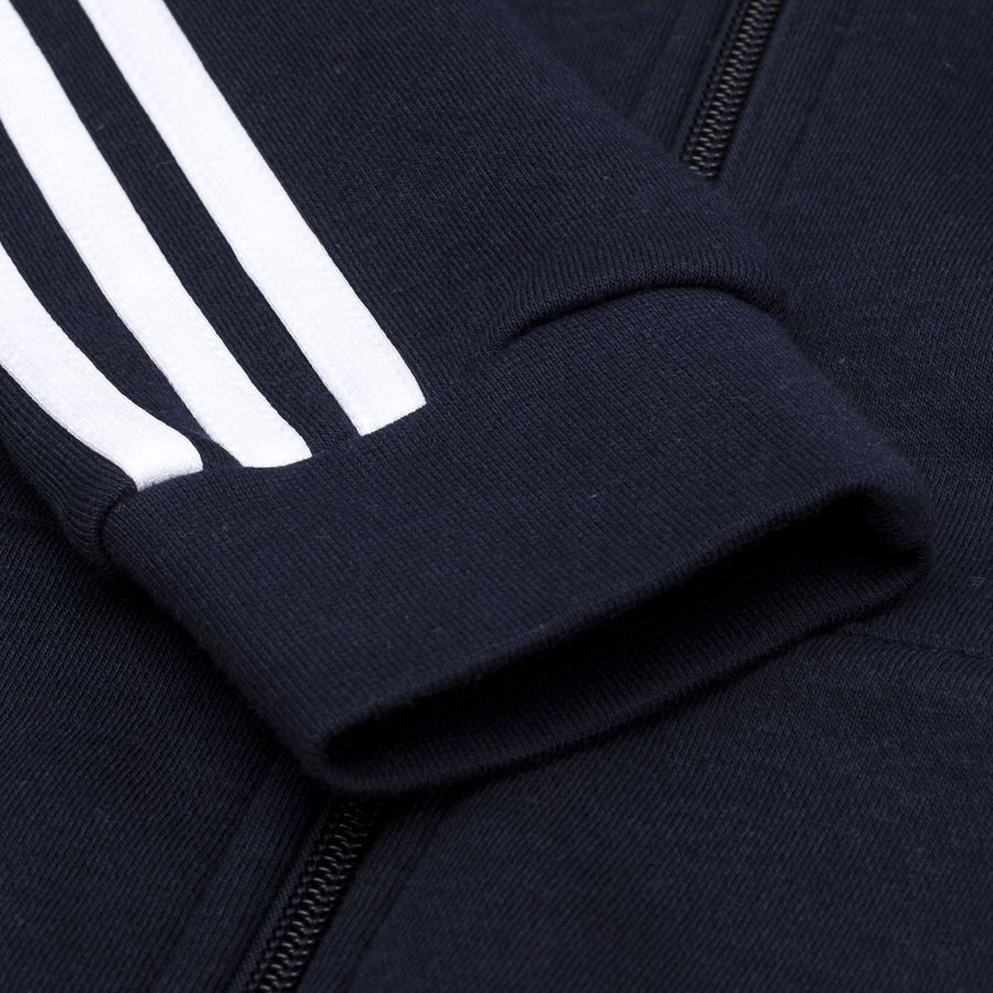 adidas Sweat à Capuche 3-Stripes Essentials - Bleu Marine/Blanc Enfant