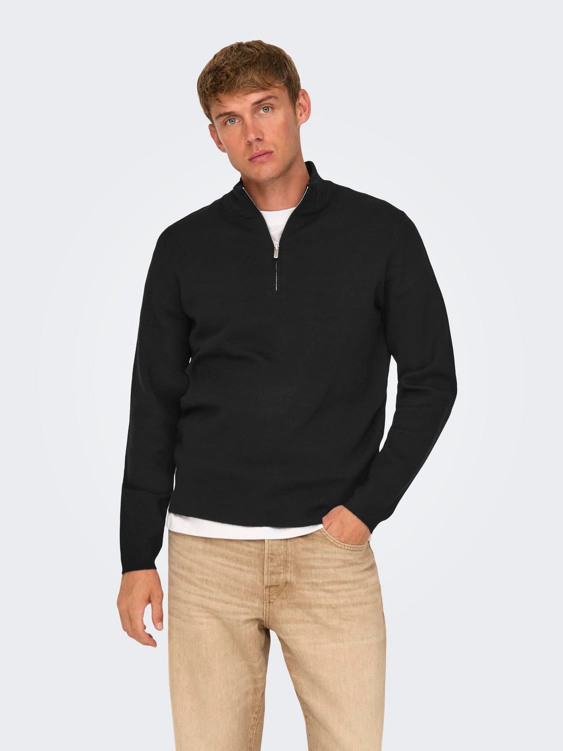 ONSCOOPER Pullover Black