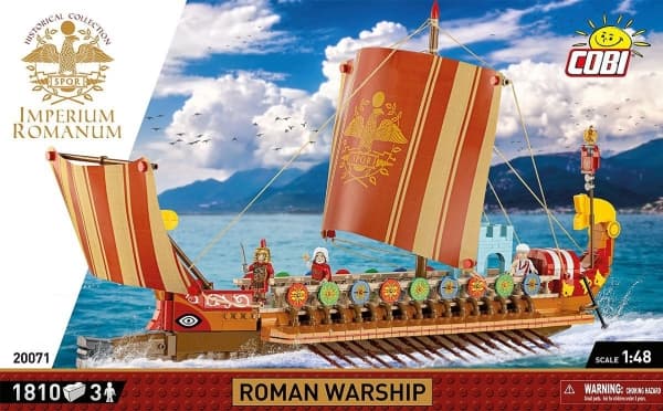 COBI Roman Warship, Byggeklosser, 8 år, 1810 stykker