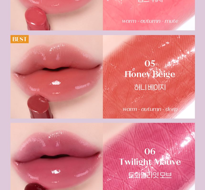 ETUDE - Kleurvaste Glow Stick - 6 kleuren
