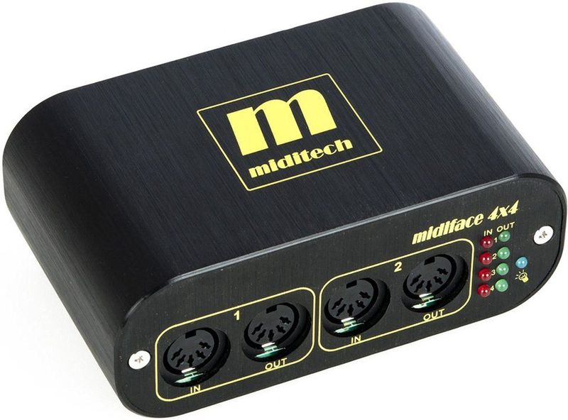 Miditech - MIDIFACE 4x4 - MIDI-interface - USB - 4 IN / 4 OUT