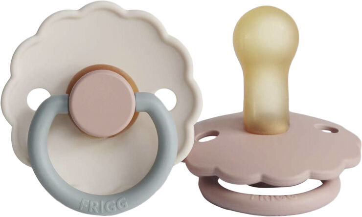 Frigg FRIGG Daisy runde sutter i latex 2-pak str. 2 - Blush/Cotton candy Blush/cotton candy