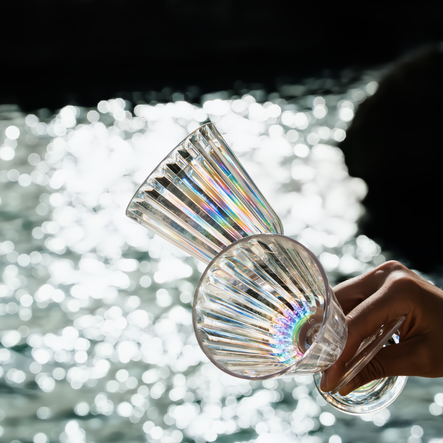 Flamefield Crystal Line wijnglas (set van 4)