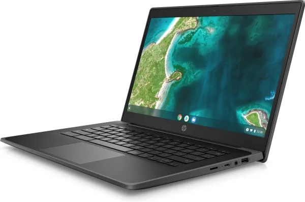 HP Fortis 14 G10 Chromebook - 180° hængselsdesign - Intel Celeron - N4500 / op til 2.8 GHz - Chrome OS - UHD Graphics - 4 GB RAM - 32 GB eMMC - 14
