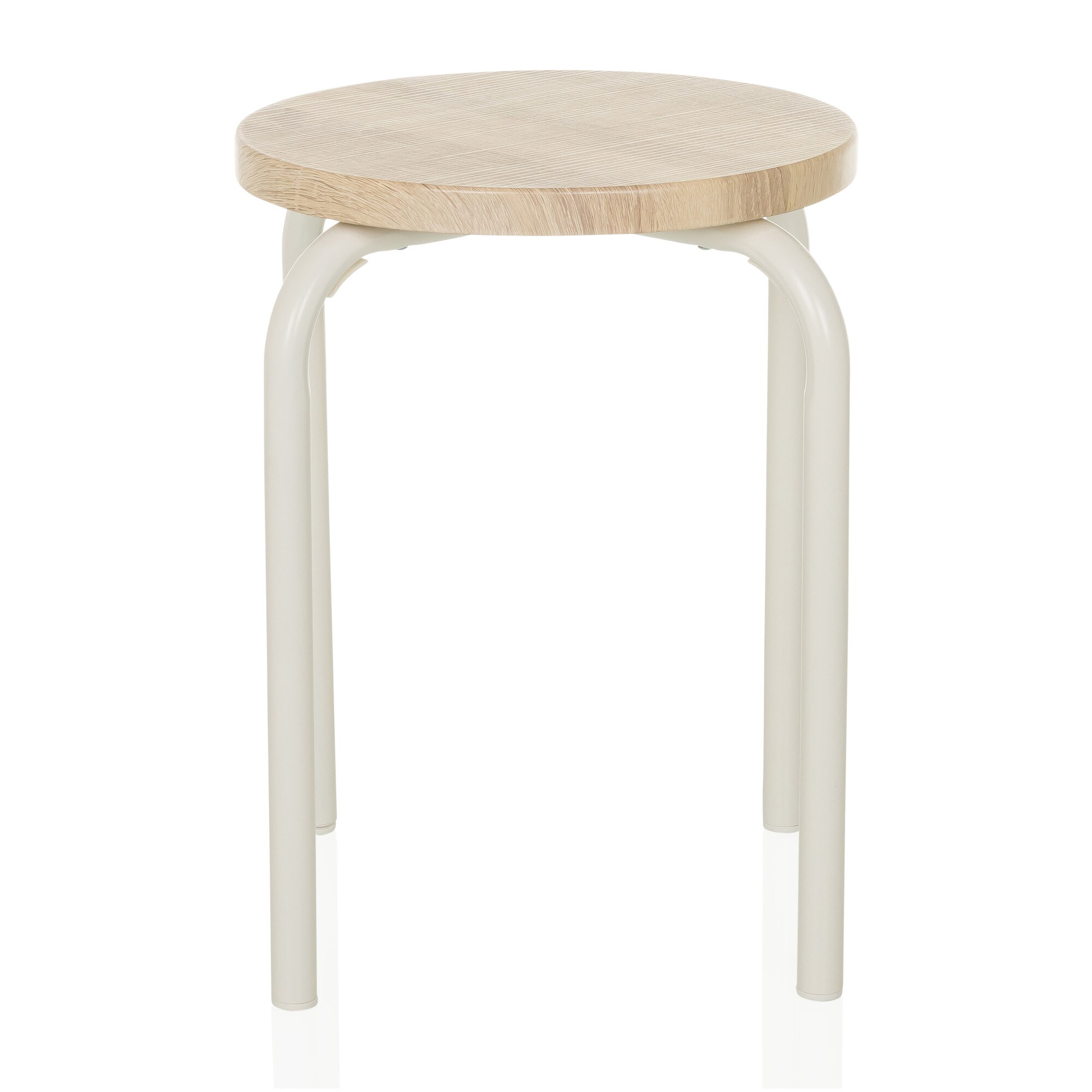 Sitzhocker ALRANDA Mitteldichte Holzfaserplatte, Metall ohne Armlehnen hjh LIVING