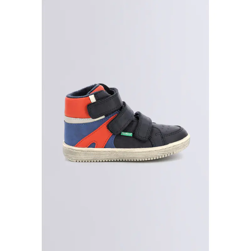 LOHAN BLEU ROUGE SNEAKERS HAUTES Synthetique Garçon
