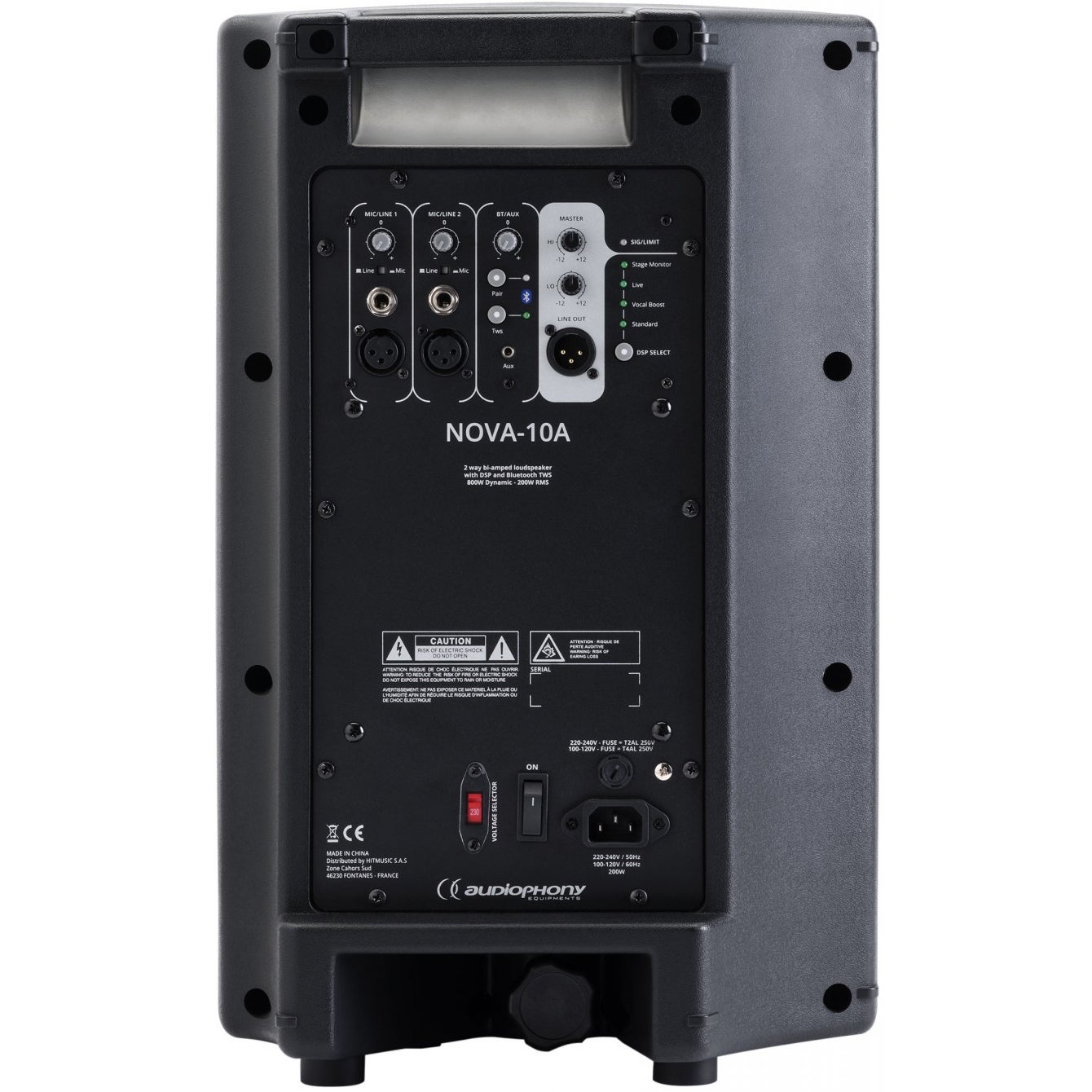 Audiophony NOVA-10A actieve fullrange 2-weg luidspreker