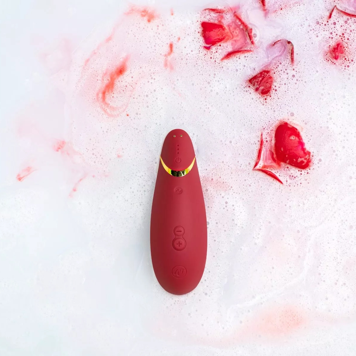 Womanizer PREMIUM 2 AIR PULSE Vibrator bordeaux