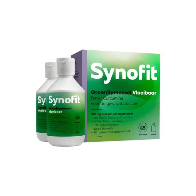 Synofit Groenlipmossel Vloeibaar Duo 2 x 200 ml