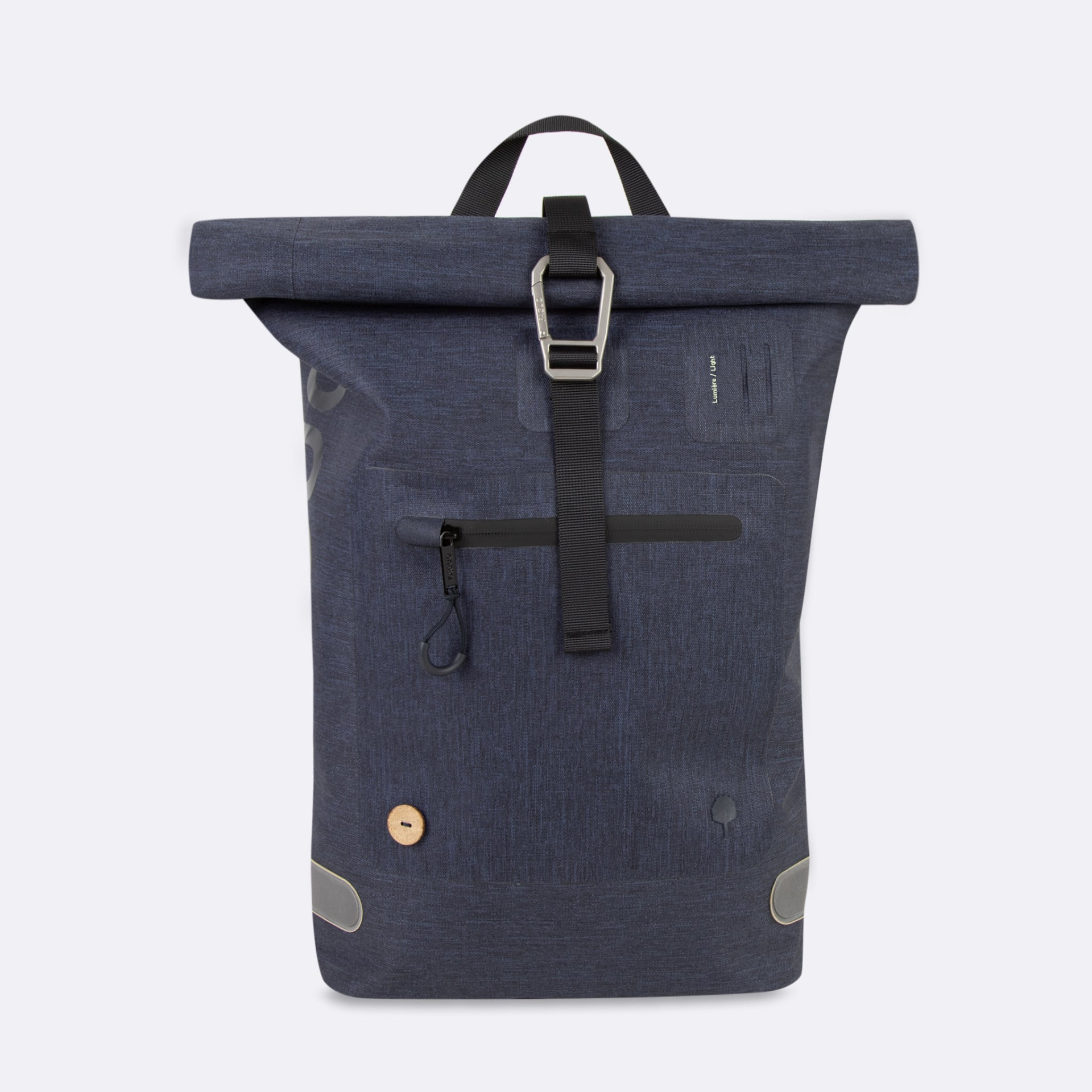 Sac à dos marine végan en polyester recyclé et néoprène - modèle Cycling w medium
