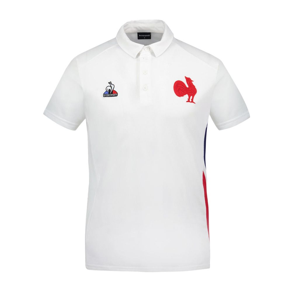 Le Coq Sportif FFR PRESENTATION - Polo Homme new optical white