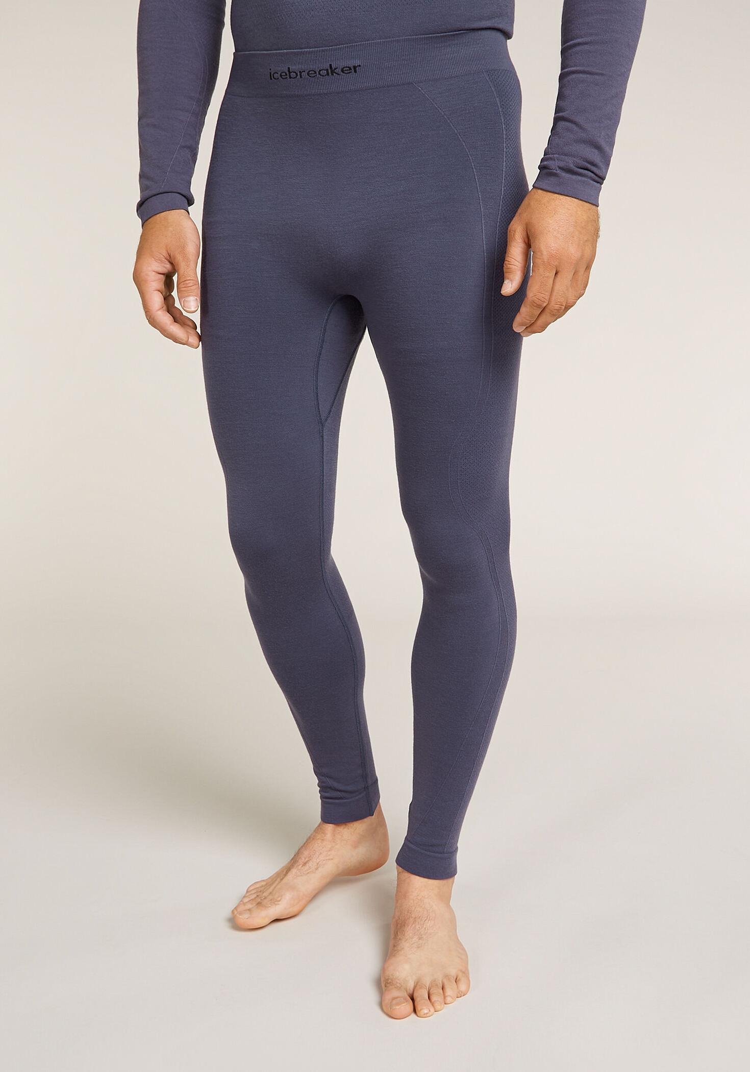 Icebreaker Herren-Leggings 260 ZoneKnit™ Seamless Tights Graphite