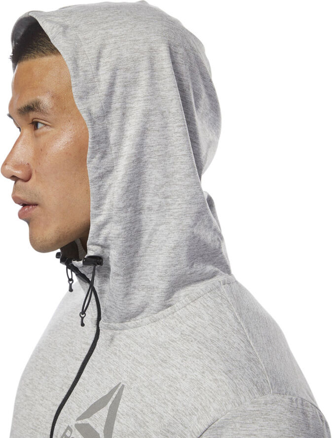 Reebok Speedwick Full Zip Hoody Grå