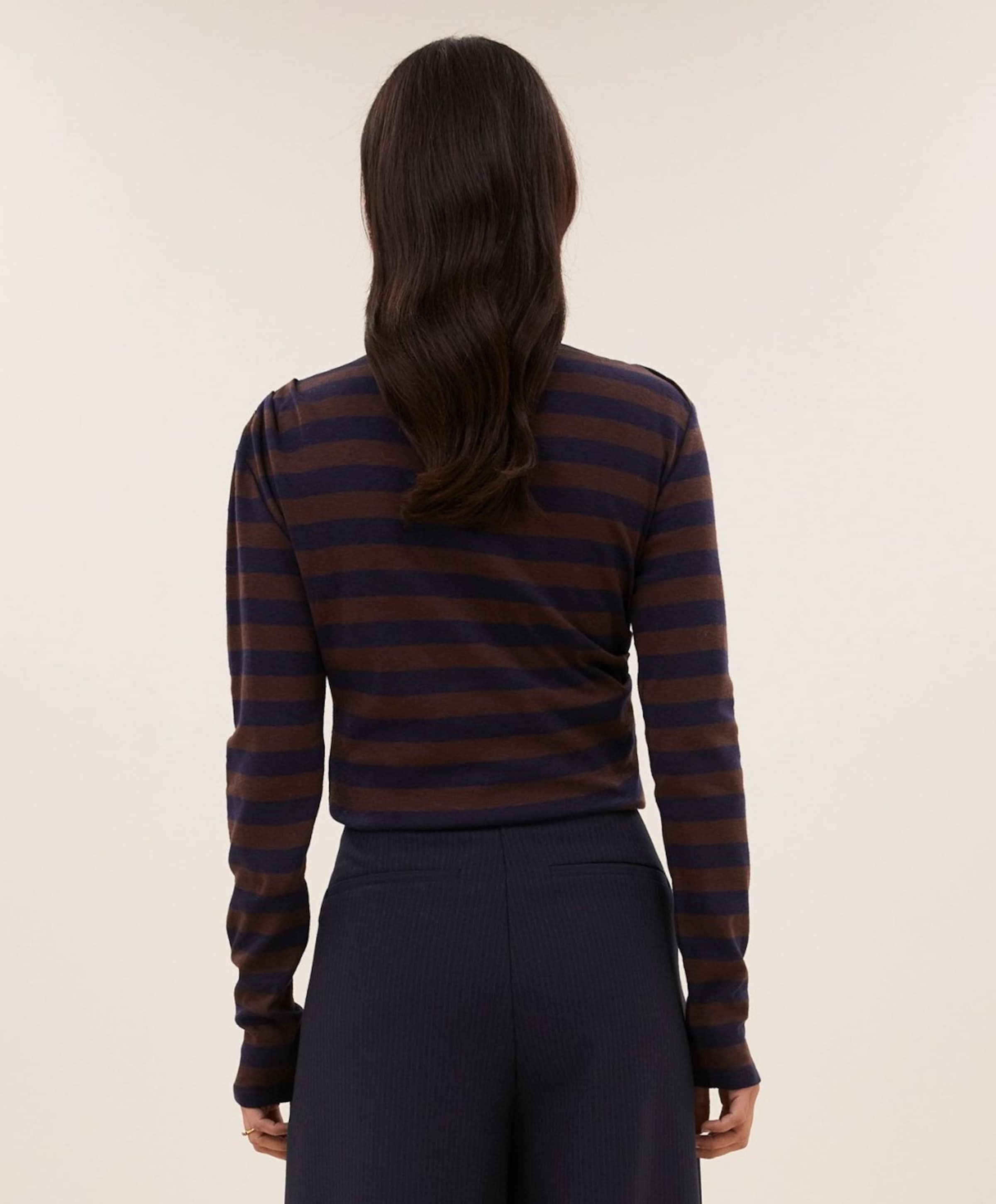 by-bar Dames longsleeve bruin