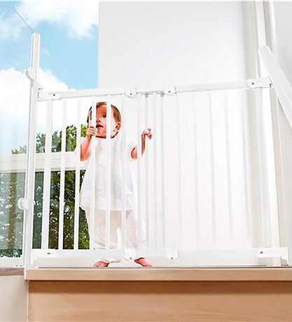 BabyDan Sikkerhedsgitter - Tr? - Flexifit - Hvid