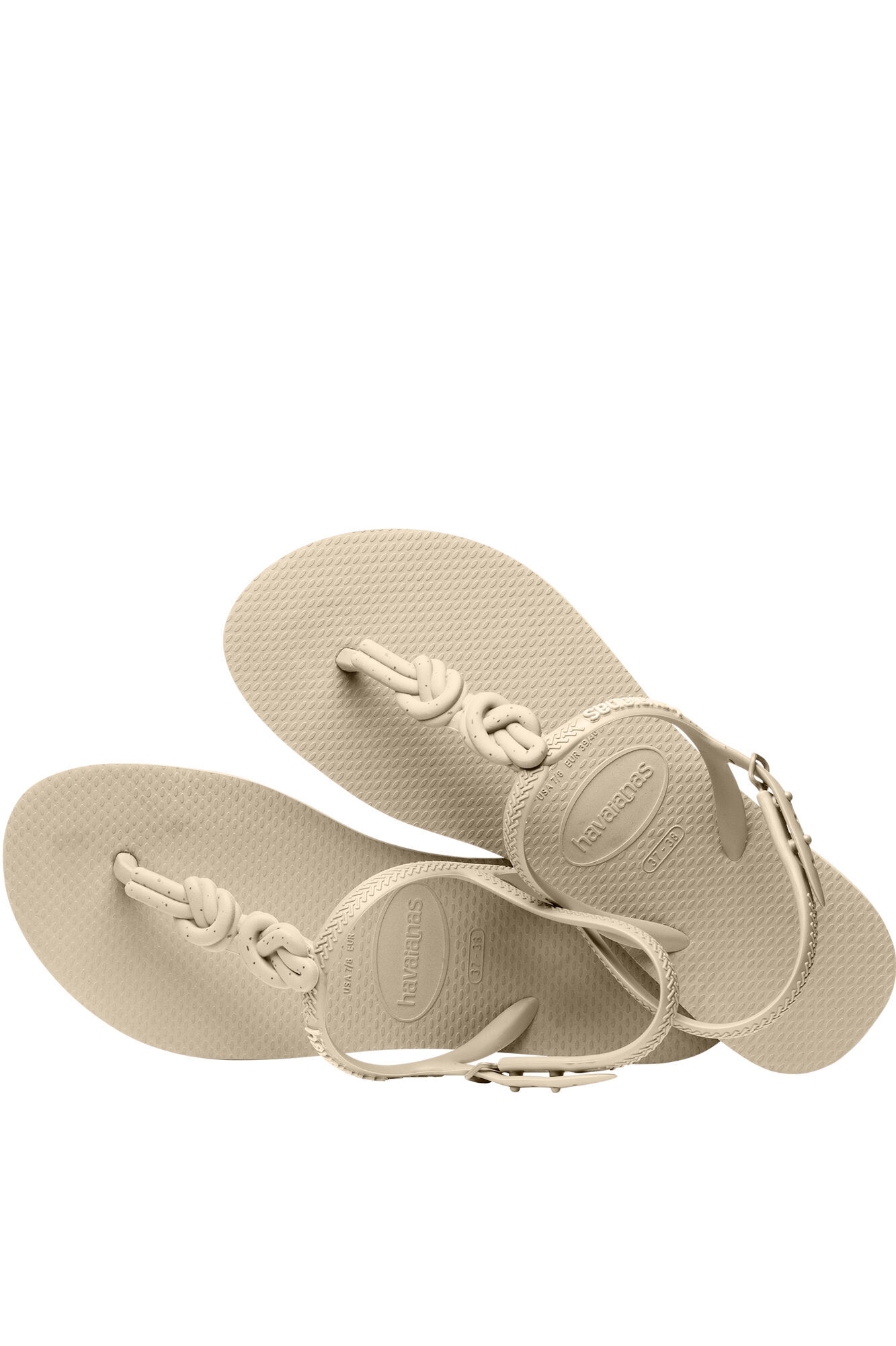 Chinelo Hav Twist Plus - bege