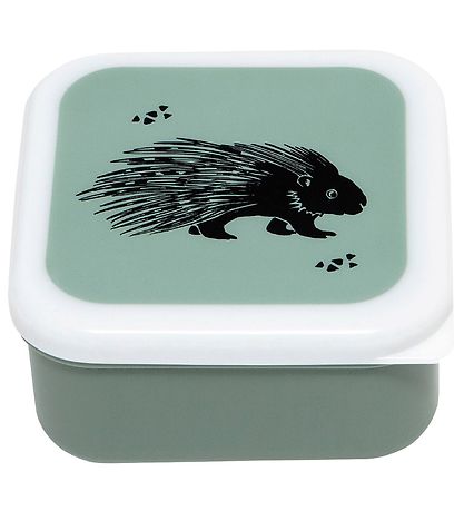 Petit Monkey Brotdosen-Set - 3 st. - Schwarzes Tier