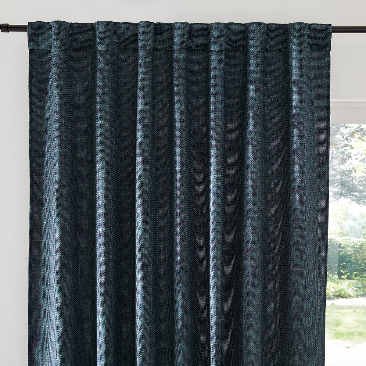 LA REDOUTE INTERIEURS<br>Cortina com acabamento trançado e laços ocultos Montego