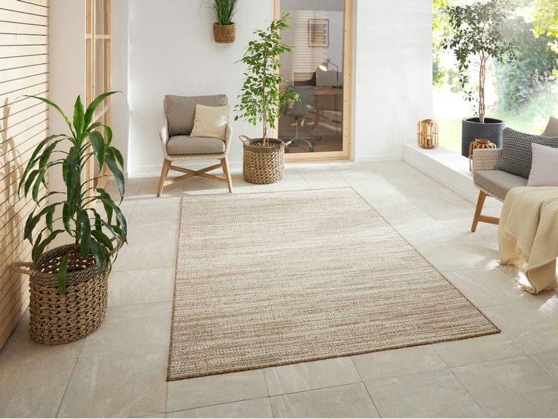 Elle Decoration Teppich Melange 80 x 150 cm, Linen Designteppich