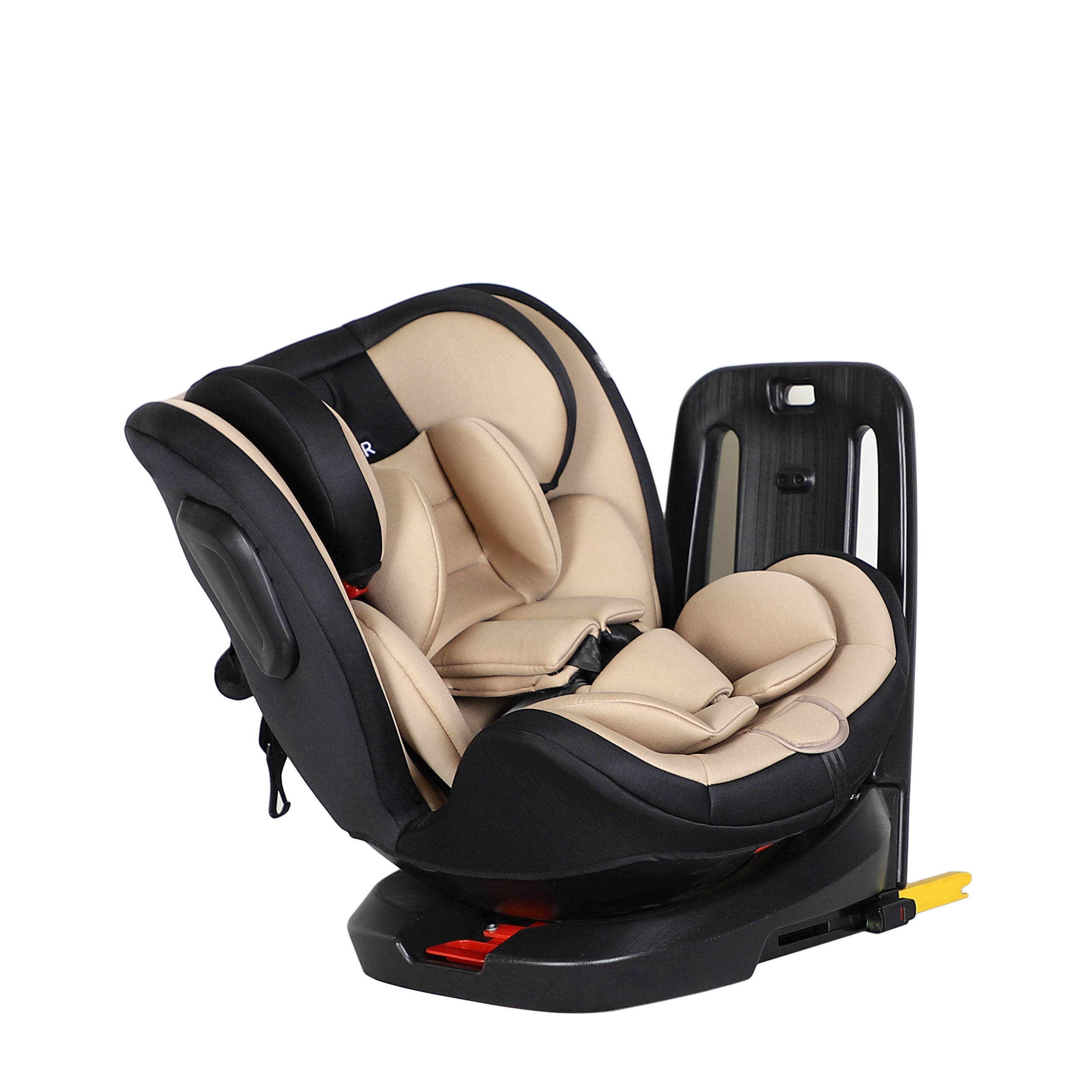 Kindersitz Auto 360° drehbar schwarz/beige