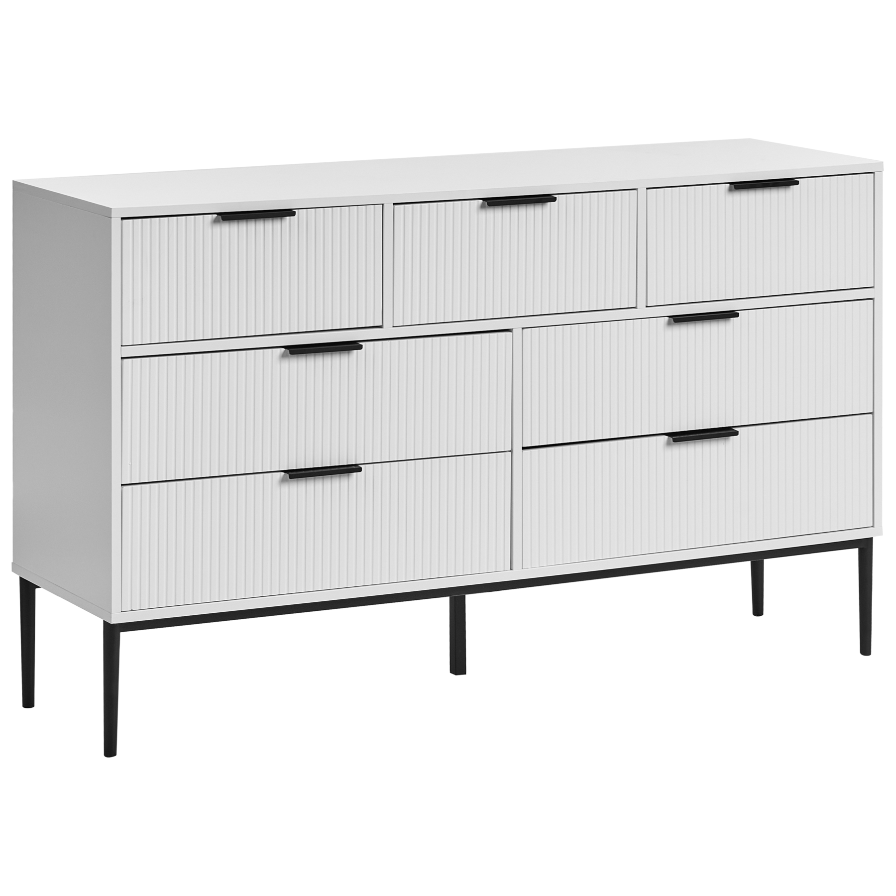 Beliani - LEDUC - Ladekast 7 lades - Wit - MDF