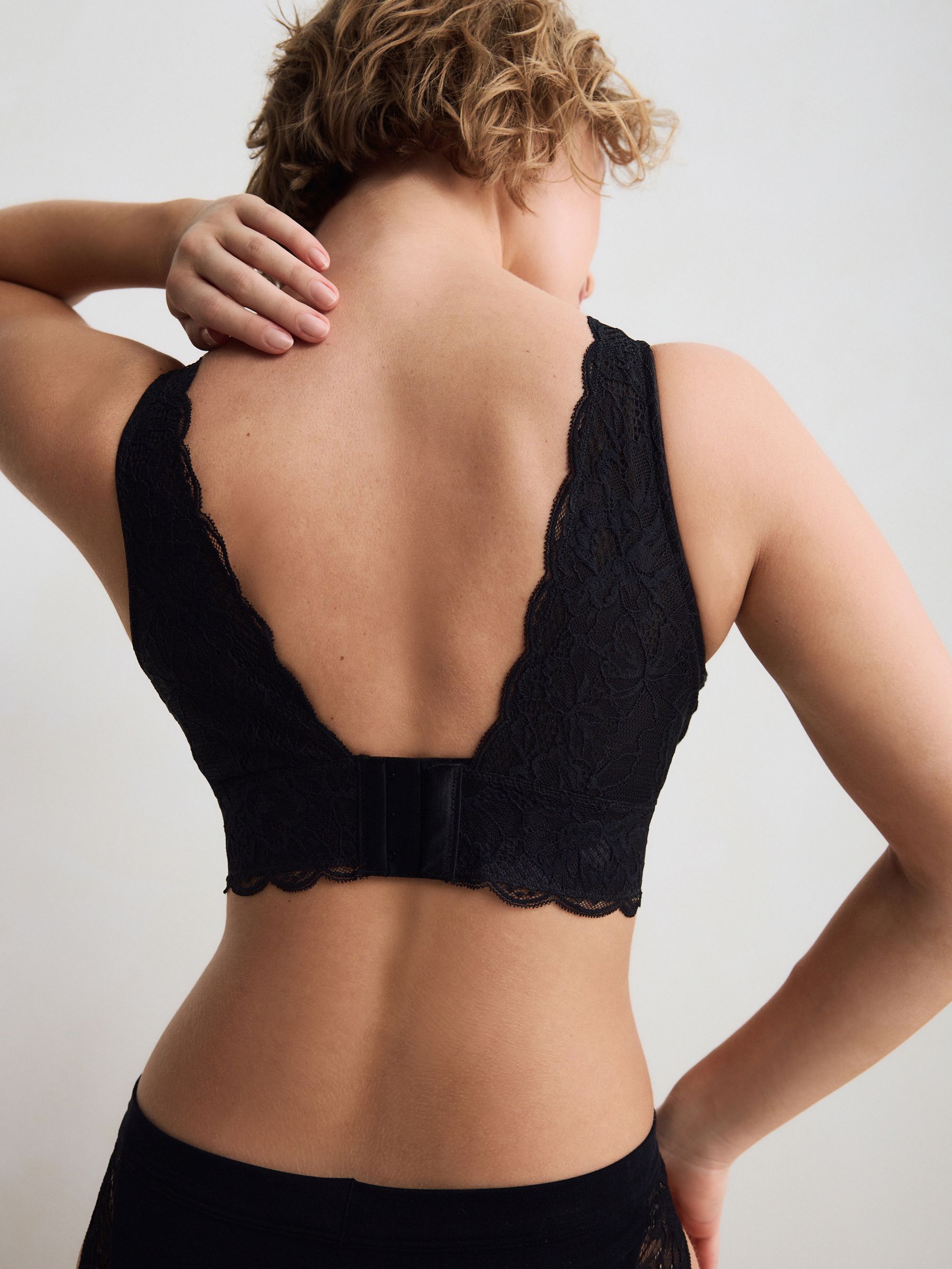 Zwart - Total Support Lace Bra