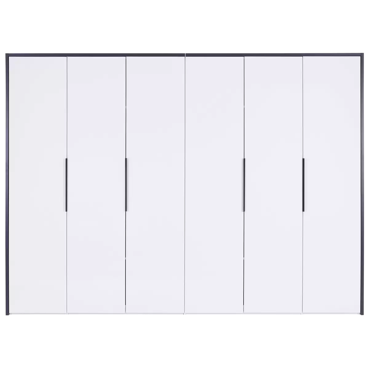 Drehtürenschrank Lucca grau,weiss