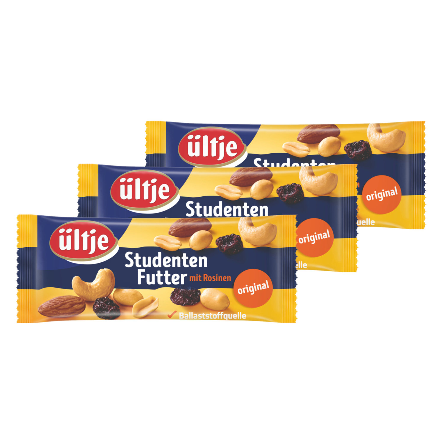 ültje Studentenfutter original 3x 50g