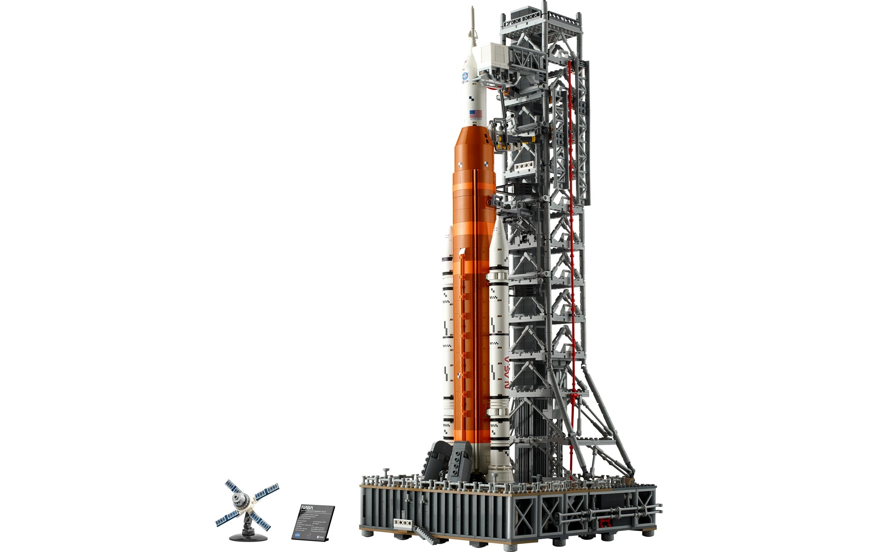 Icons NASA Artemis Startrampe 10341<br>NASA Space Launch System ein Bauset für Erwachsene