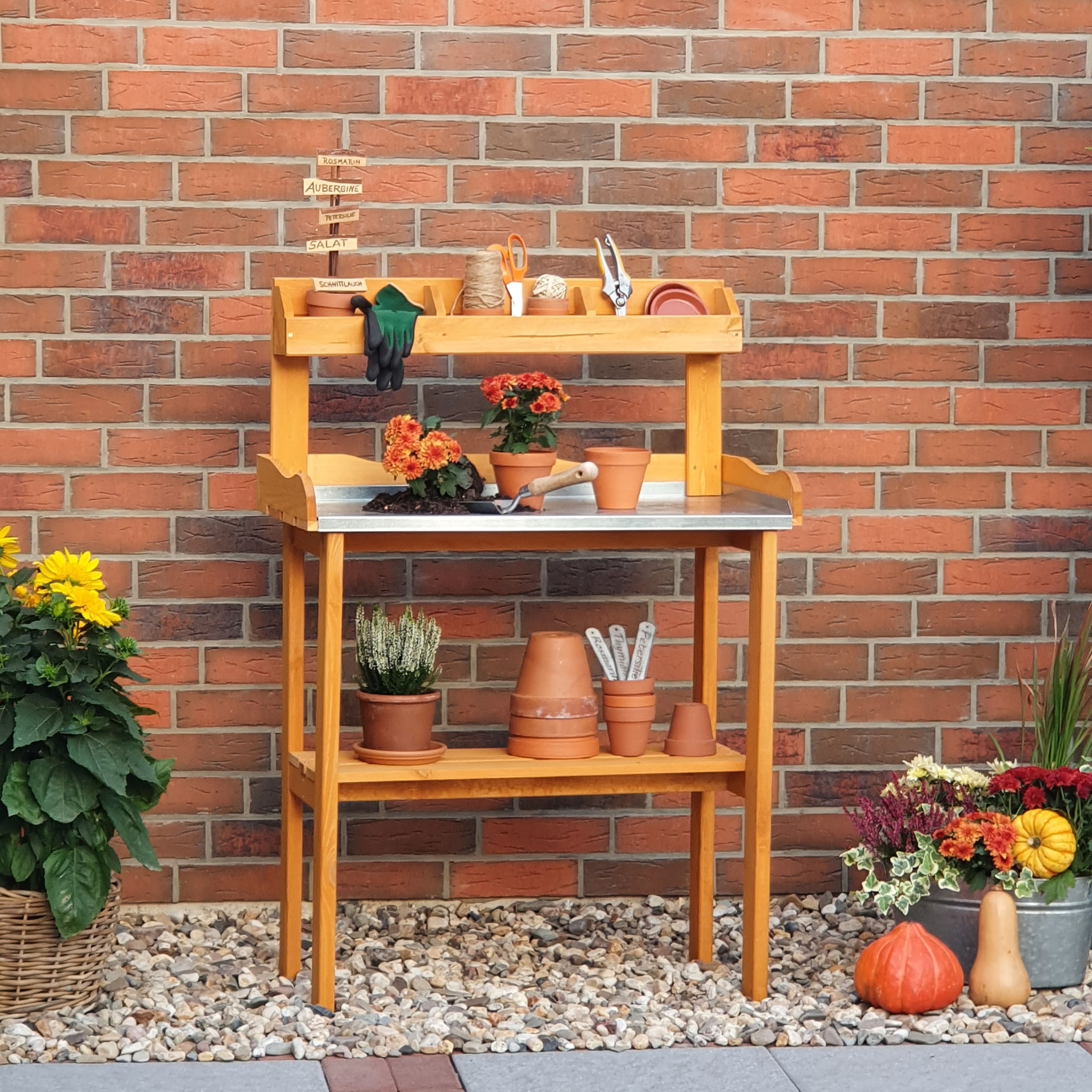 promadino Pflanztisch BxTxH: 84x38x130 cm