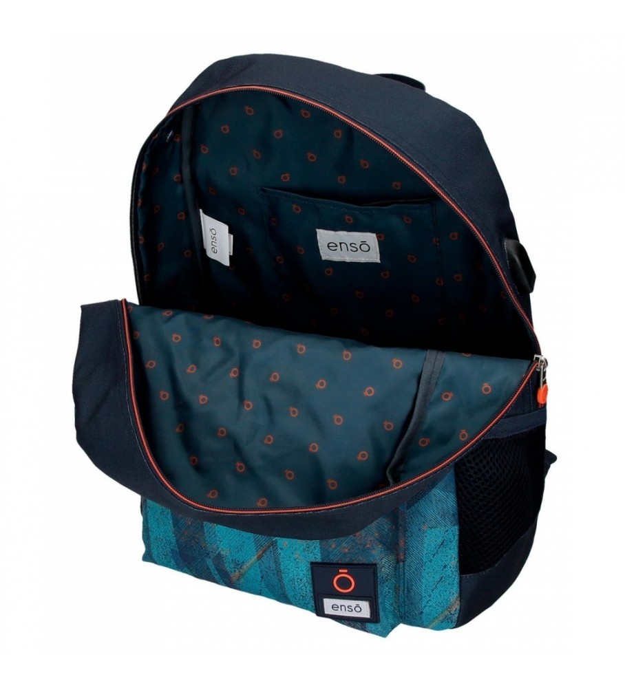 Mochila Enso Try Harder com Rodízios, Azul