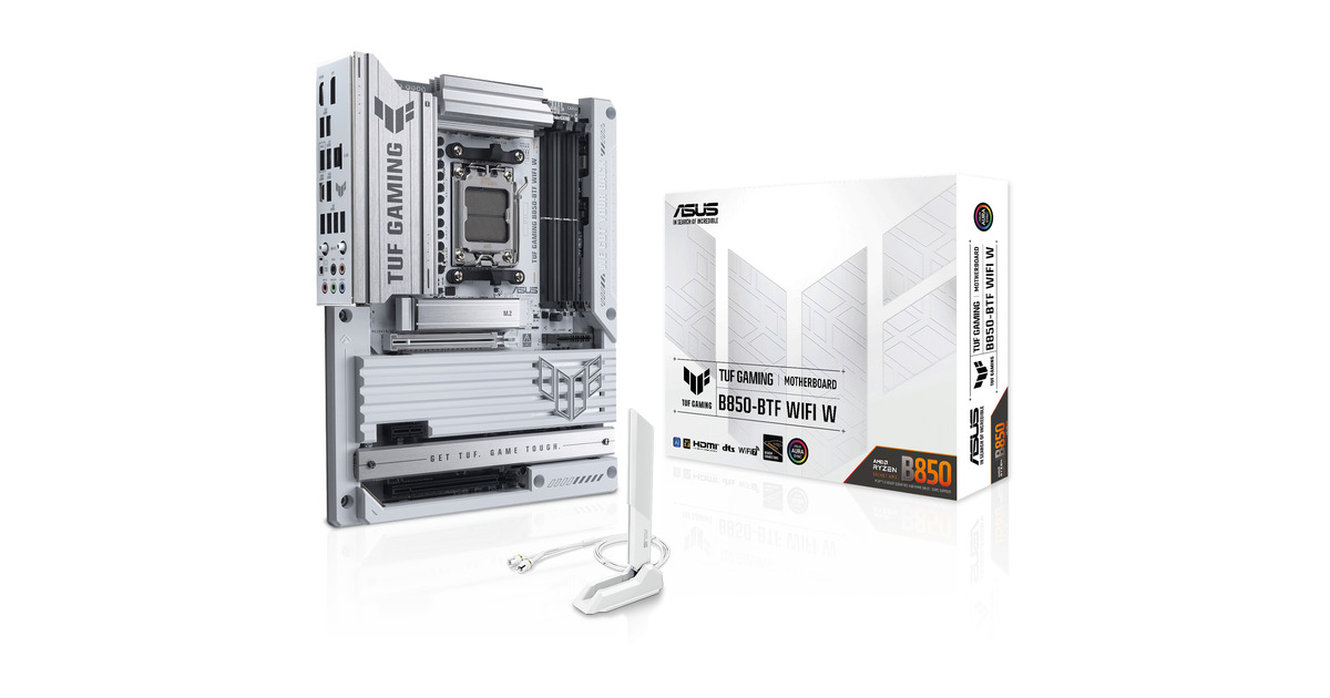 ASUSTUF GAMING B850-BTF WIFI W socket AM5 moederbord  (2.5Gb-LAN, Wi-Fi 7, BT, Sound, ATX)