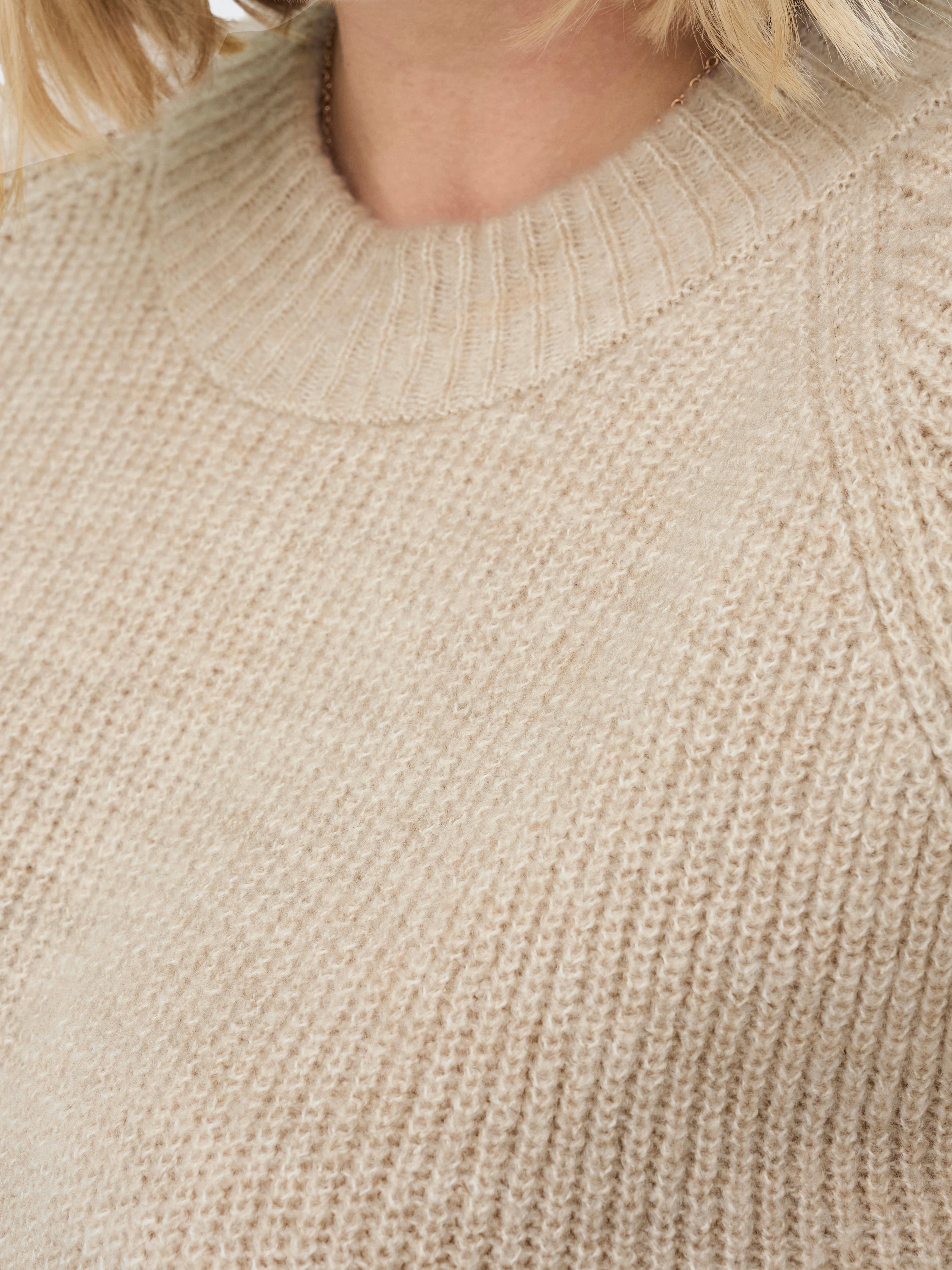 CARJADE Strickpullover Whitecap Gray