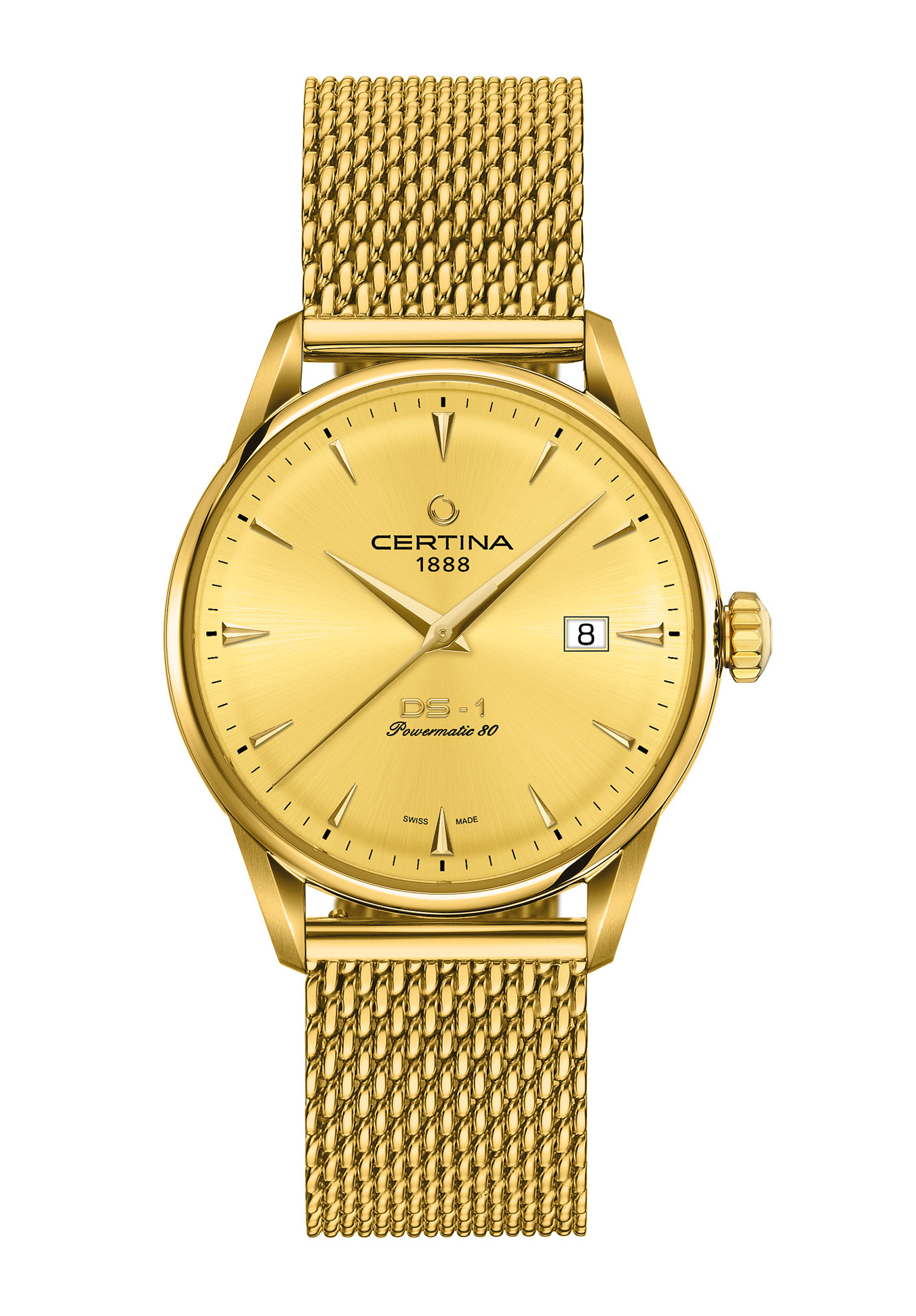 Certina DS-1 Powermatic 80 Gold C029.807.33.361.00