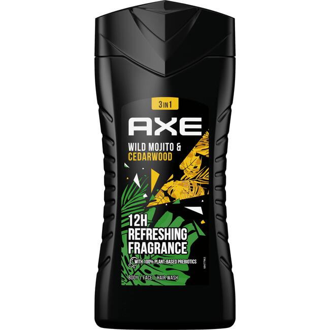 Axe Wild Green Mojito & Cedarwood 3-in-1 Douchegel 250 ML