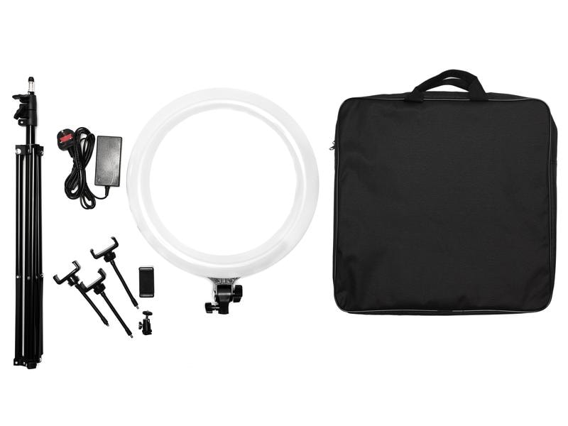 Rio Dimmbares LED Ring Light Make-up & Vlogging RL18 Ø 45 c LED-Ringlicht für Make-up, Vlogging oder Fotografie