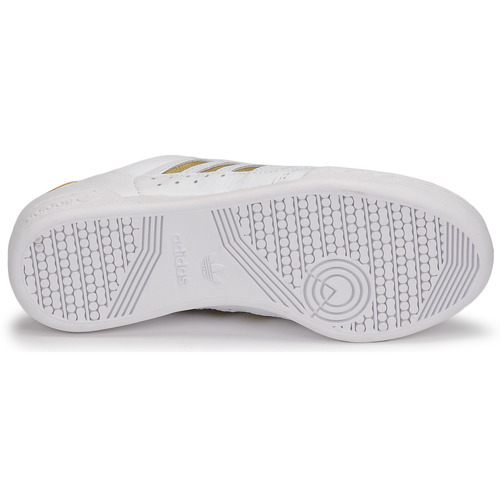 adidas Originals - CONTINENTAL 80 STRIPES - Blanc / Doré