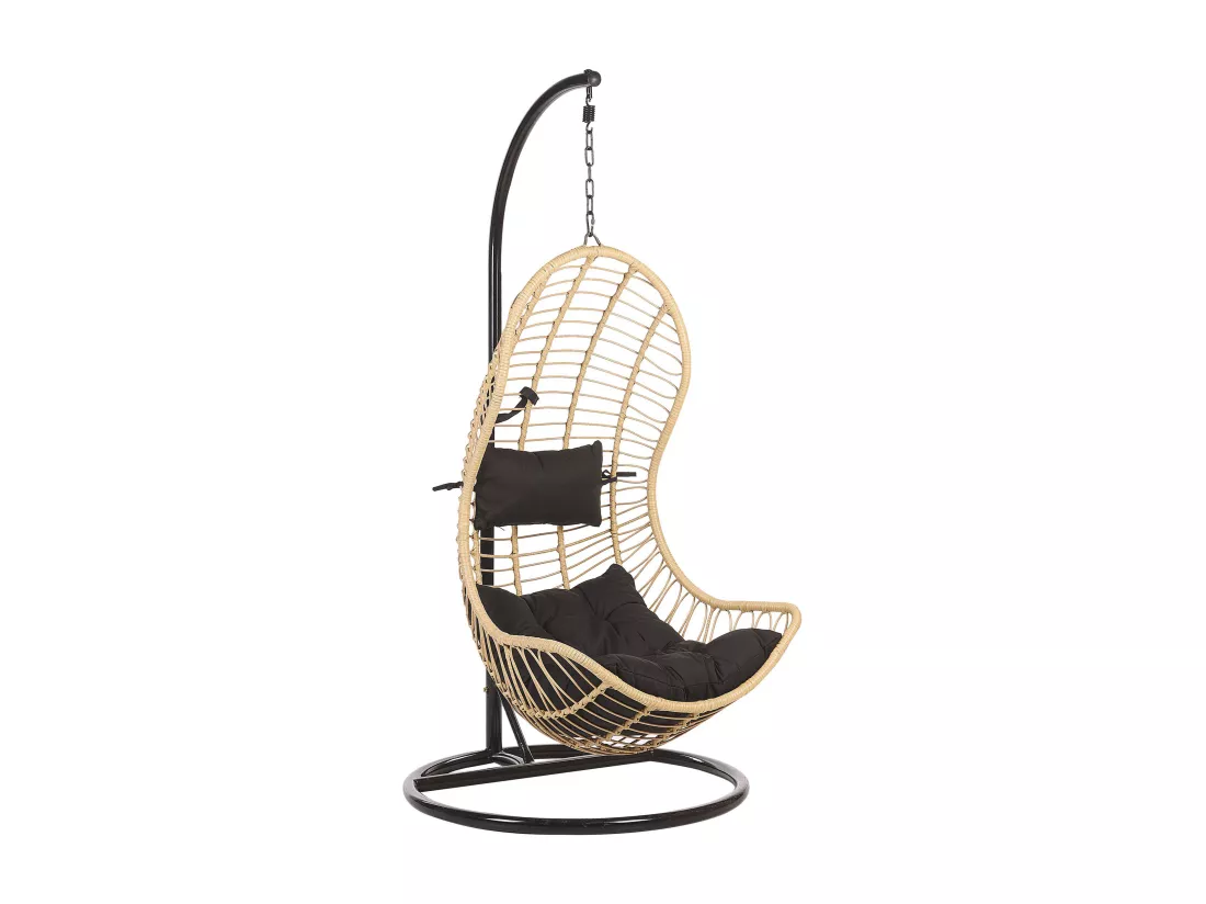 Fauteuil suspendu avec support PINETO Naturel