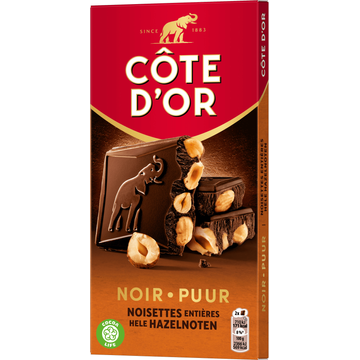 Côte d'Or Bloc Pure Chocoladereep Hele Hazelnoten 180g