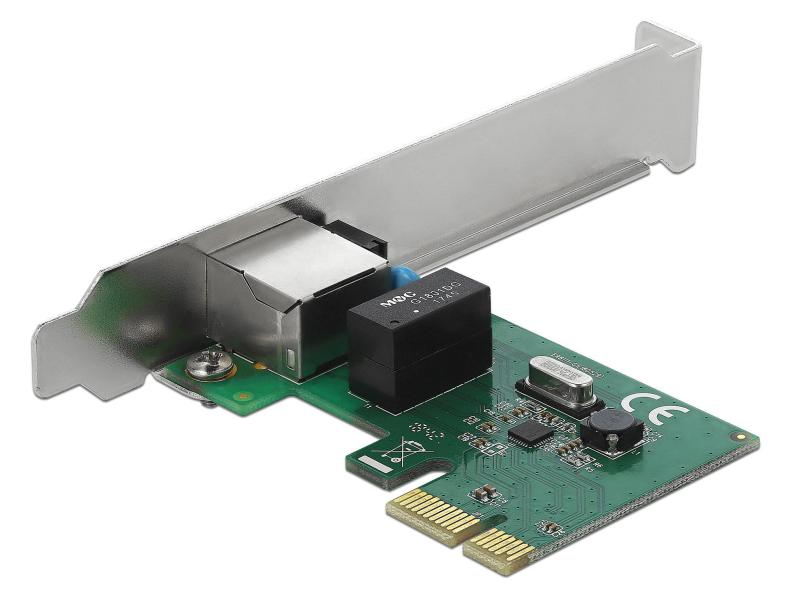 Delock Netzwerkkarte PCI-Express x1, 1x GE LAN 1 Port