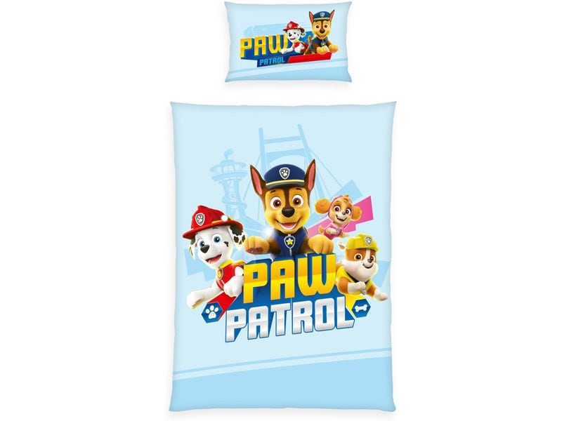 Herding Kinderbettwäsche Paw Patrol 100 x 135 cm   40 x 60 Bettwäsche für Kinder
