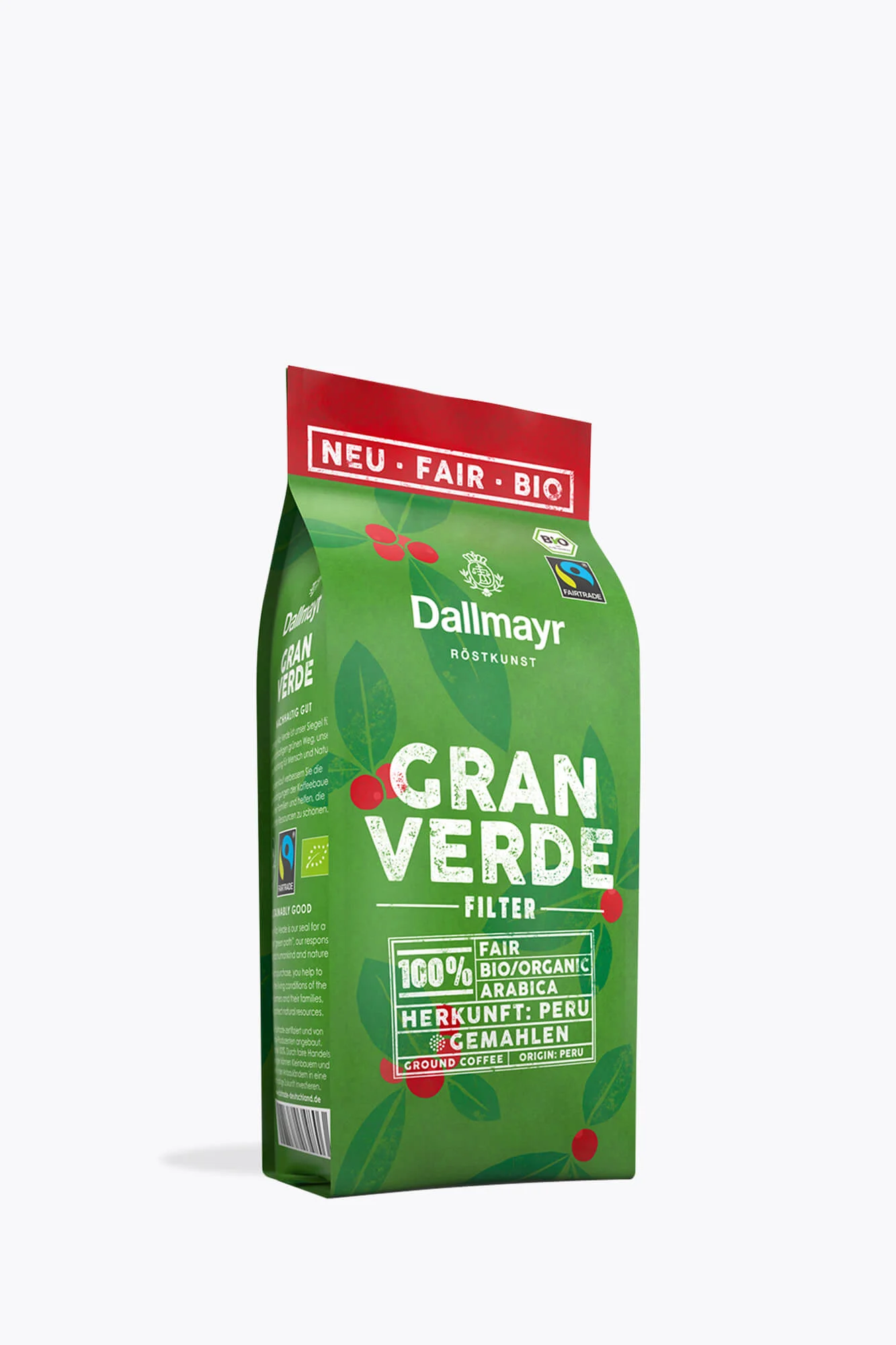 Dallmayr Gran Verde Filter Bio 220g gemahlen