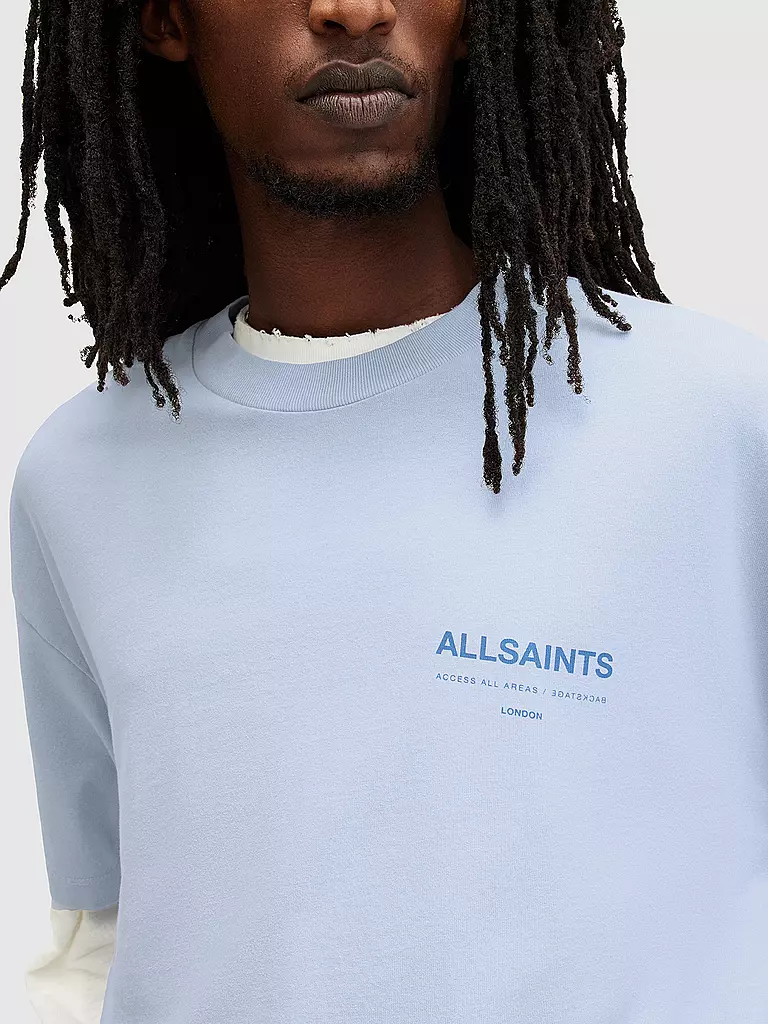 ALLSAINTS T-Shirt ACCESS blau