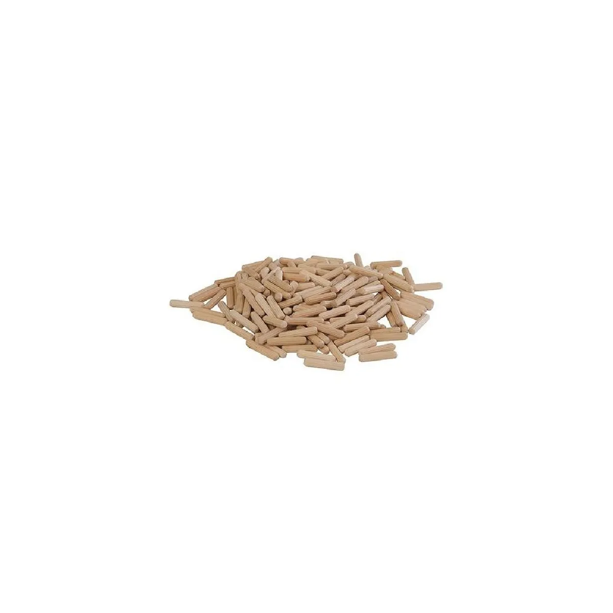 Silverline 200 chevilles bois canelées