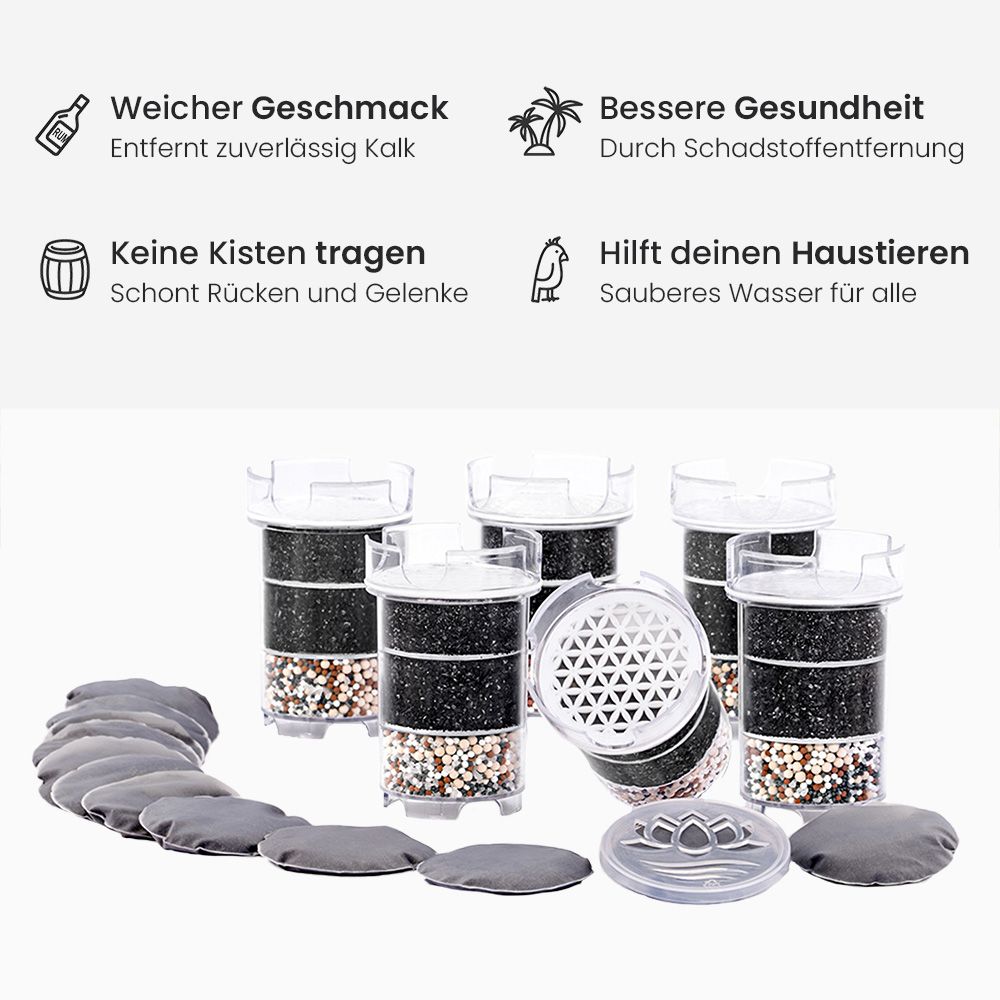 Lotus Vita Filterkartuschen Jahrespaket für Natura Plus Wasserfilter