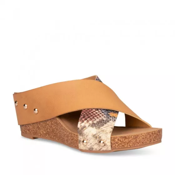 Mules COGNAC LADY GLAM